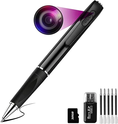 £41.20 • Buy Spy Cameras Pen 1080P Hidden Cameras Mini Portable Pocket Cam Covert Camera Wit