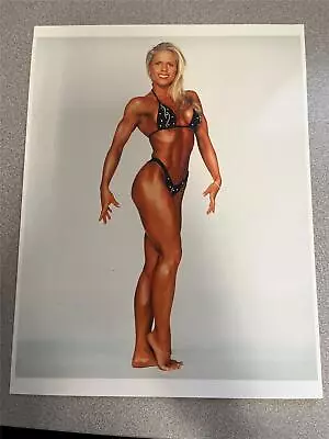 Fitness Olympia MONICA BRANT Bodybuilding Female Muscle Photo (rp) • $4.99