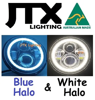  7  LED Headlights BLUE And WHITE Ford Bronco PickUp F100 F150 F250 F350  • $474