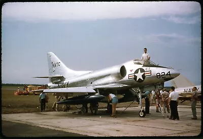 Duplicate 35mm Slide Of NATC Electronics Test A4D-1 Skyhawk 137824 In Mid-1950s • $1.99