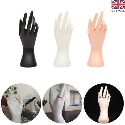 New Mannequin Hand Finger Jewellery Glove Ring Bracelet Display Stand Holder UK • £6.97