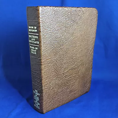 LDS Triple Combination-Book Of Mormon D & C Pearl Of Great Price  Indexed • $16.50