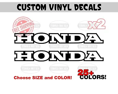 2x HONDA Decals HONDA Sticker (1 Set) Helmet Boat Motorcycle PWC Jetski ATV Car • $40