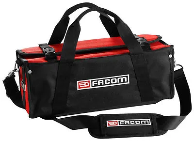 FACOM TOOLS 16  SOFT FABRIC BLACK RED TOOL BAG  - 430 X 180 X 170mm • £66.74