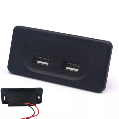 Vintage Car Dual USB Charger Socket 12V 2.1A+1A Modified Power Adapter Outlet 1x • $12.95