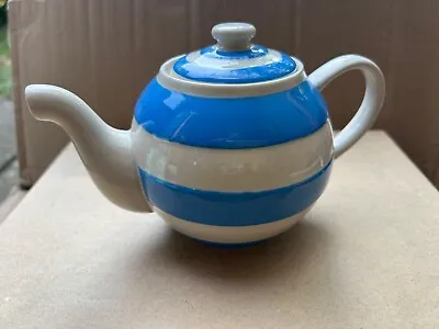 £15 • Buy TG Green 'Original Cornishware' Small One Cup Betty Teapot