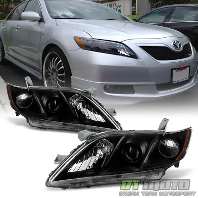 For Black 2007 2008 2009 Toyota Camry Headlights Headlamps Sets Left+Right 07-09 • $75.96