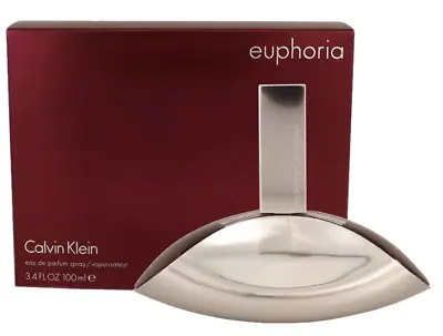 CALVIN KLEIN EUPHORIA Eau De Parfum 100ml EDP Spray - Brand New • £47.31