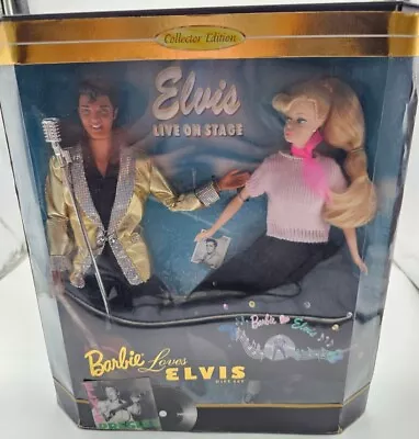 Vintage Barbie Loves Elvis Presley Live Stage Gift Set Collector Edition Mattel • $153.85