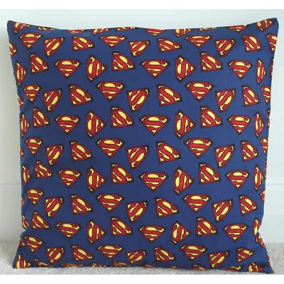 Superman Cushion Cover 16x16 Marvel Comics Superhero 16  Blue • £9.99