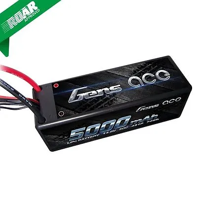 Gens Ace 4S 5000mAh 14.8V 50C/100C Lipo Battery For 1/8 Venom RC8 Losi Hpi Arrma • $73.95