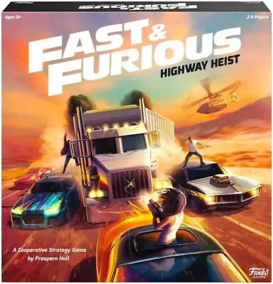 Fast And Furious: Highway Heist Mission Based Co-operative Strategy Board Game • £8.50