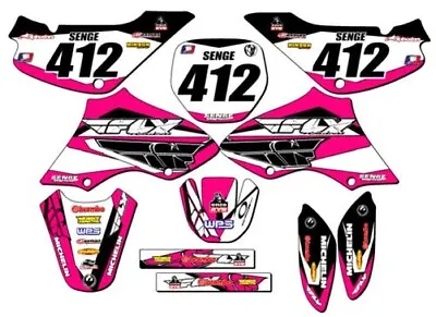 All Years JR 80 13 FLY Pink Senge Graphics Kit Compatible With Suzuki • $109.99