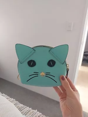 Kate Spade Wallet Green Cat • $150