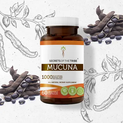 Secrets Of The Tribe Mucuna Capsules 500 Mg  • $18.69