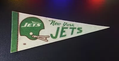 1979 Vintage 9” X 4  Nfl Mini Pennant New York Jets • $8.99