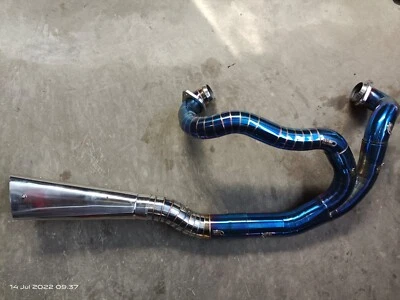 $475 • Buy Custom Exhaust Pipes 2 Into 1 Fits For Harley-Davidson VROD