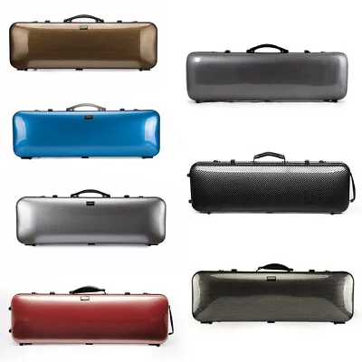 CHRISTINA Violin Case Multicolor Rectangle Carbon Fiber 4/4 Hard Waterproof • $169