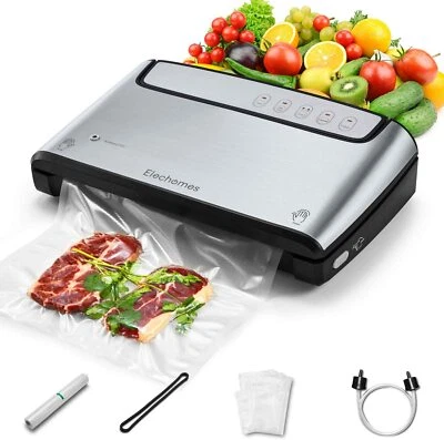 $35.99 • Buy  Elechomes Vacuum Sealer Pro Food Electric Vacuum Bag Sealer Preserver System