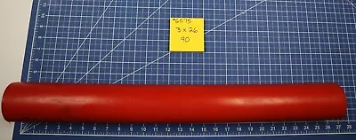 URETHANE/POLYURETHANE ROD #6075 3  X 26  90 A RED *FROM MANUFACTURER* • $176.98