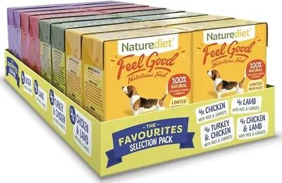 NATUREDIET Feel Good Selection Pack Complete Wet Food 390 G (Pack Of 16) • £17.95