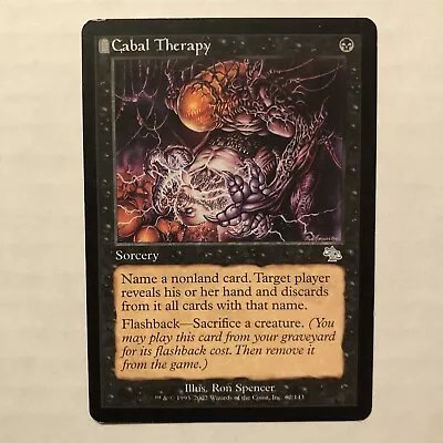 MTG ~ Cabal Therapy ~ Judgment ~ #62 ~ Uncommon Sorcery ~ English ~ MP • $5.74