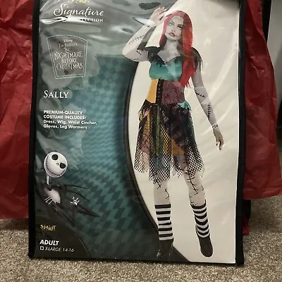 New Nightmare Before Christmas Sally Women’s Costume Sz XL X-Large 14/16 • $62.99