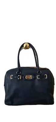 Michael Kors Hamilton Navy Pebbled Leather XL Weekender Bag • $200