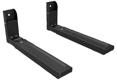 Wall Mounted Microwave Oven Brackets 30kg Black - PSGL0051 • £12.59