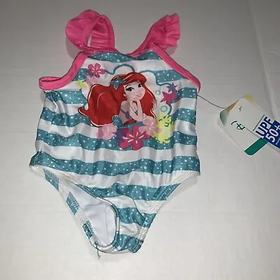 Disney My Little Mermaid One Piece Infant Swimsuit Size 0-3 Months  NWT • $13.50