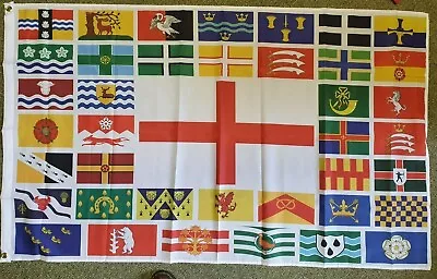 £5.99 • Buy English Counties Flag England Football Rugby Cricket Rugby Folk Regional Bn