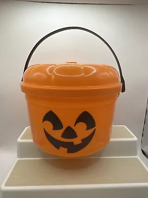 Vintage 1986 McDonalds McPunk'n Halloween Happy Meal Bucket W/Handle And Lid • $19.99