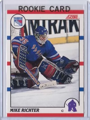 1990-91 Score Mike Richter Rookie Card RC #74 (Canadian Version) Mint • $0.99