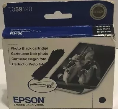 Sealed Epson Ink Cartridges For Stylus Photo R2400 - Photo Black (Expired) • $4.80