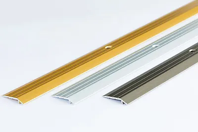 Anodised Aluminium Door Floor Bar Edge Trim Threshold Ramp 1000 Mm Length • £3.99