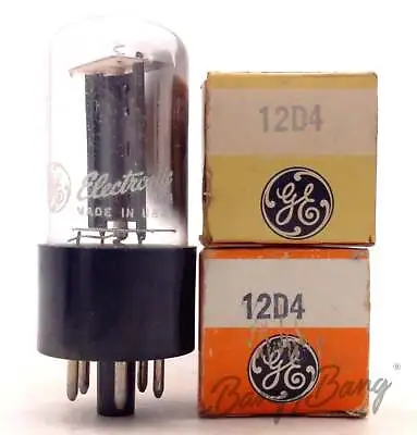 2 General Electric 12D4 Damper Flyback Diode TV Audio Vacuum Tube Valve- Bangyba • $84