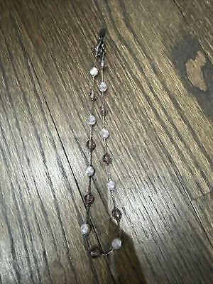 Vintage Dabby Reid Purple Beaded Necklace • $10