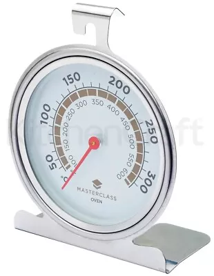 £9.95 • Buy Master Class Large Stainless Steel Traditional Dial Oven Temperature Thermometer