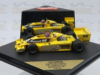 Quartzo 1:43 Jean-Pierre Jabouille Renault RS01 Monaco GP F1 1978 QFC99030 • £20