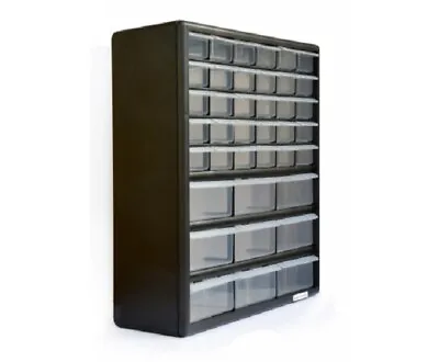 $87.45 • Buy Storage Cabinet Drawers 39 Plastic Tool Box Containers Organiser Cupboard