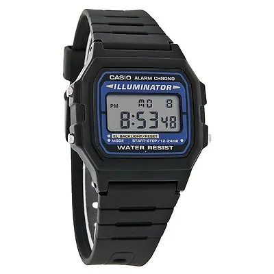 Casio F105W-1A  7 Year Battery Illuminator Resin Watch Alarm Chronograph • $22.96