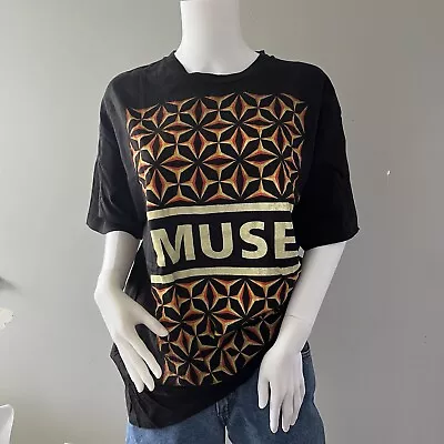 MUSE Band Merch T-shirt Full Front Graphic Print Casual Short Sleeve Size XL • $20