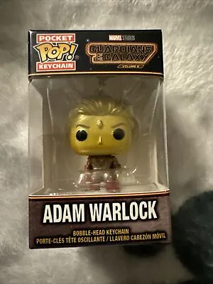 Funko POP! Keychain Marvel Adam Warlock Guardians Of The Galaxy 3 Vinyl Keyring • £9