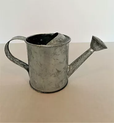 SMALL Decorative Galvanized Metal Vintage Look Watering Can   • $12