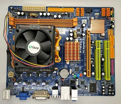 BIOSTAR A785G3 AM3 AMD 785G MicroATX Motherboard AMD Phenom II 3.2GHz Quad-Core • $65