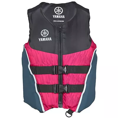 Yamaha New OEM Unisex Large Pink Neoprene/Nylon Combo Life Jacket • $104.52