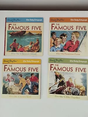 X4 Famous Five Audio Books Cd • £15