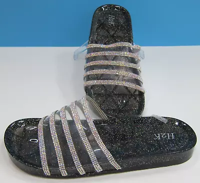 H2K Sandals/Slides (Sunny In Black)  Woman's Size 9 U.S. • $17.99