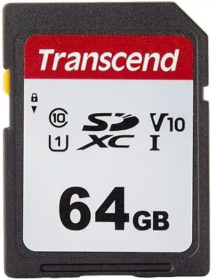 Transcend 64GB SD SDXC Class 10 UHS-1 V10 Memory Card For Nikon Cameras  • $13.59