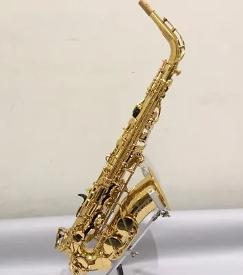 Yamaha YAS-480 Intermediate Eb Alto Saxophone Gold Finish Expedited Shipping • $1927.52